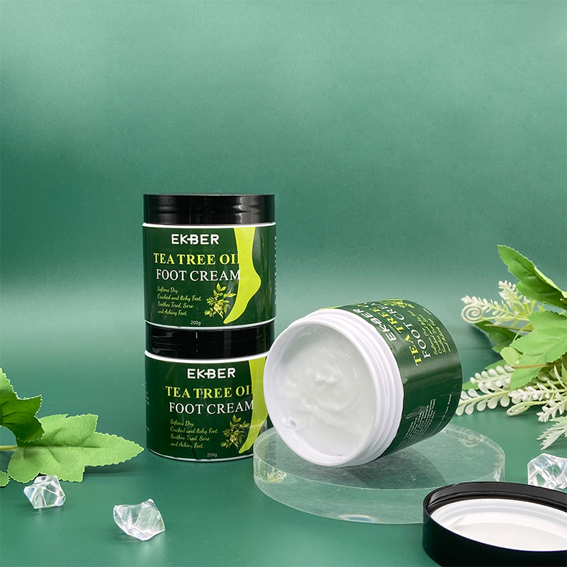 Customize Logo Moisturizing Repairing Cracked Heels Tea Tree Oil Foot Cream