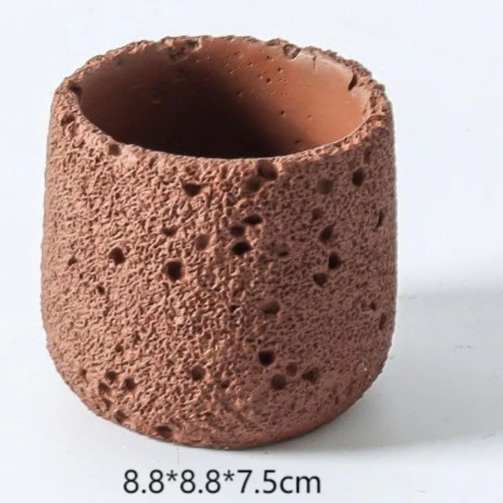 Candle Pot Cement Design Candle Mold Holder Wbb28021