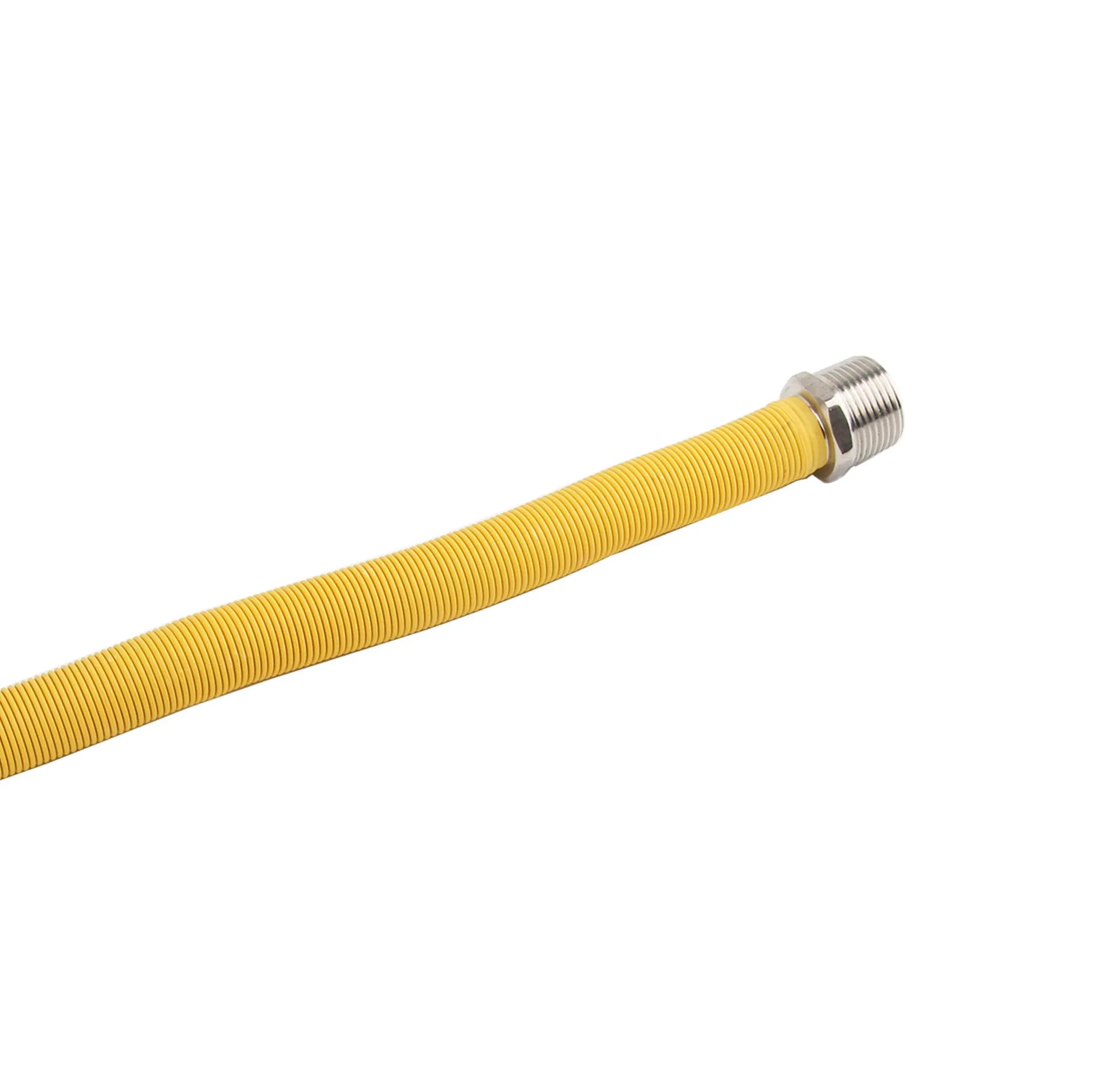 Durable Stainless Steel Corrugated Connector with Yellow PE Covering