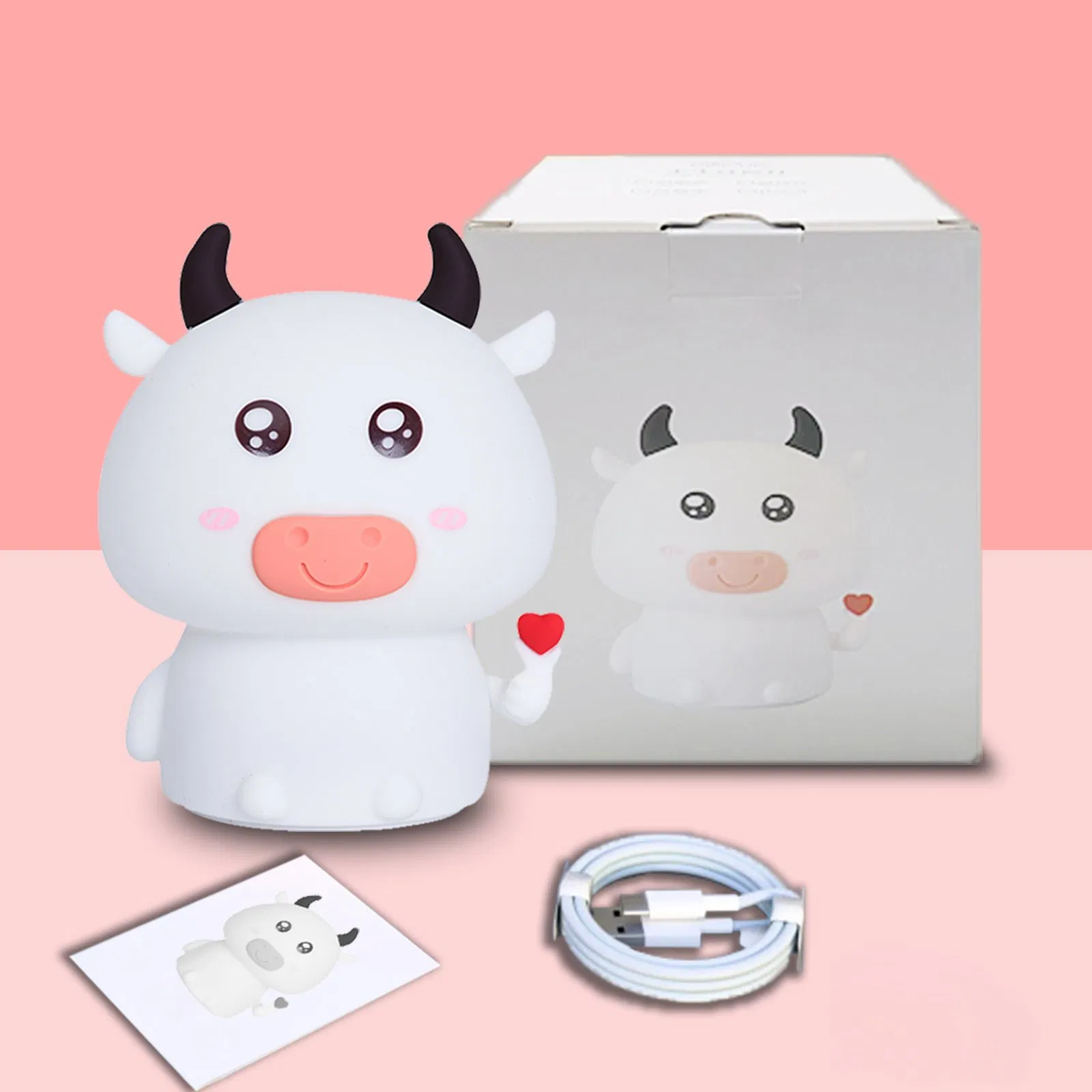 Силиконовый светильник 177 Cute Calf с RGB-подсветкой