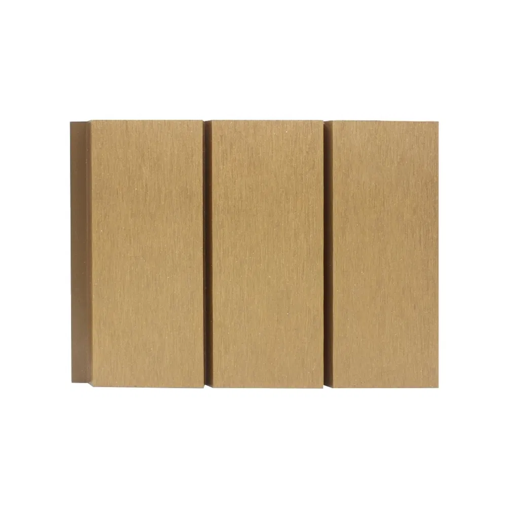 Warp Resistant Teak Color Yd206h21 Garden WPC Wood Plastic Composite Fence