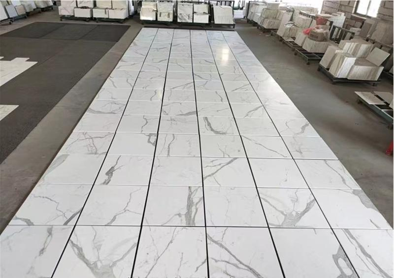 High Grade Calacatta White Marble Polished Floor Tiles