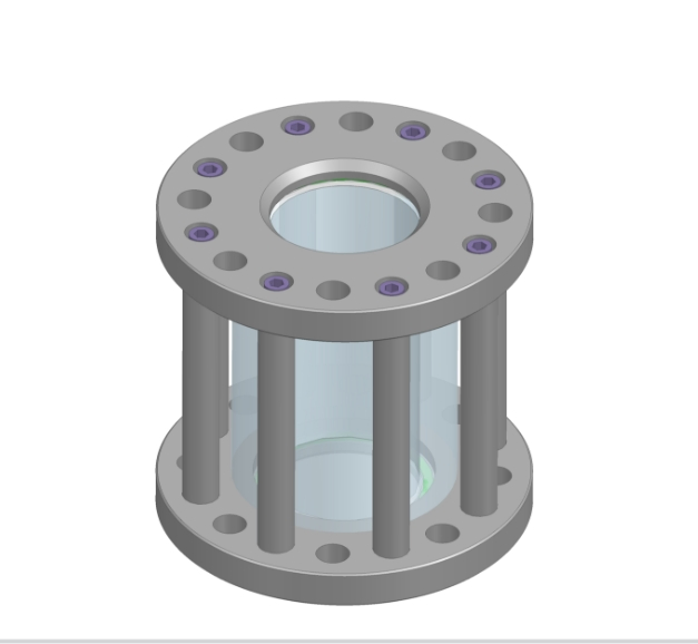 Flow Sight Glass for Pipelines Inline Flow Indicator Window Flow Viewer