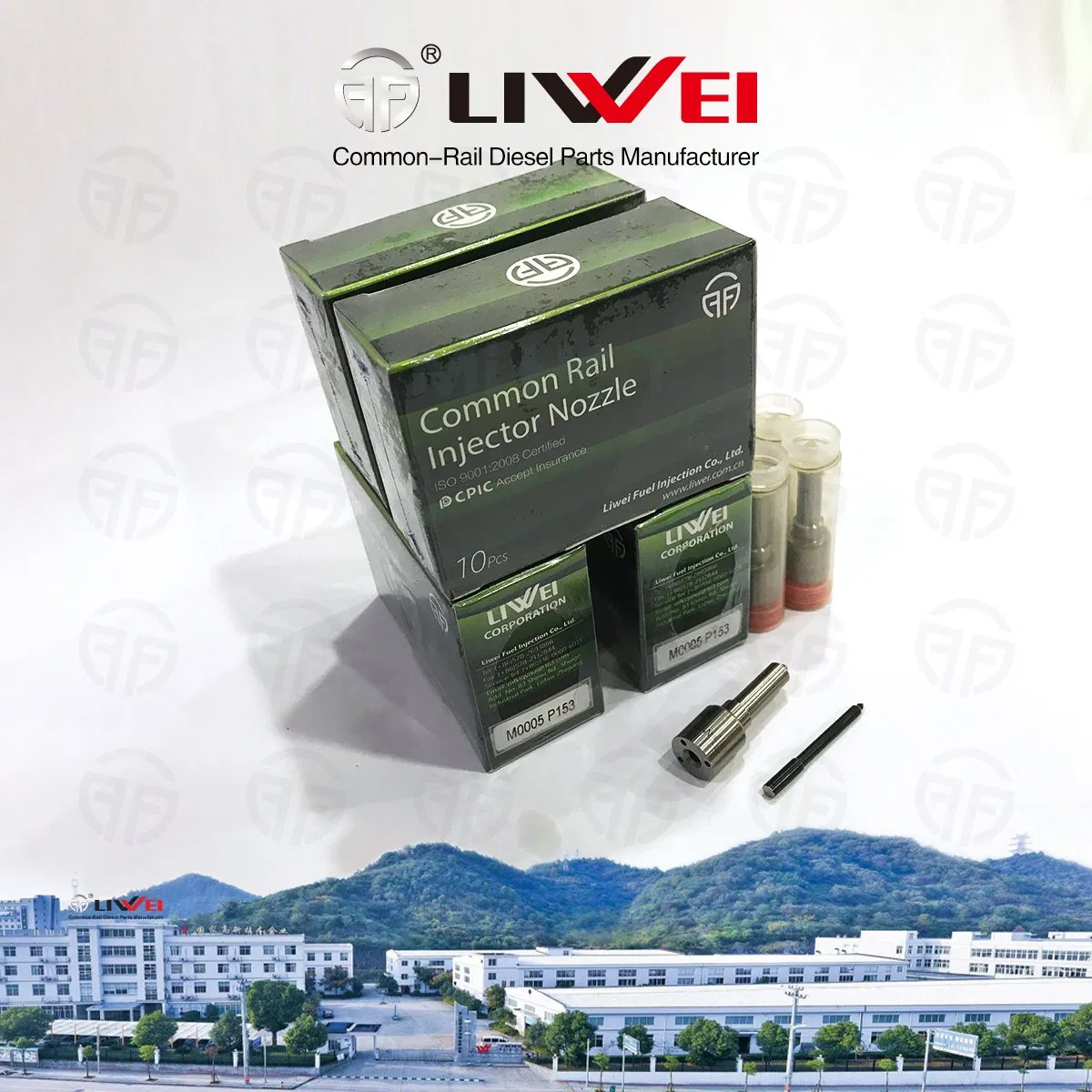 Liwei Bosch Common Rail Diesel Nozzle M0502 P147 for Siemens VDO Fuel Injector