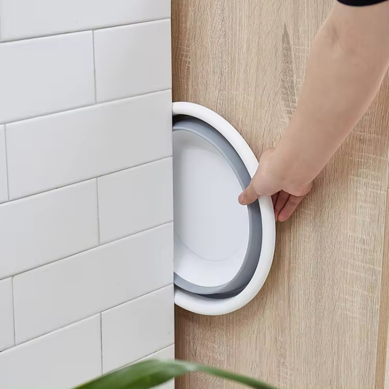 Multifunctional Foldable Sink Two Colors Reinforced Various Scenes Applicable Plastic Basin