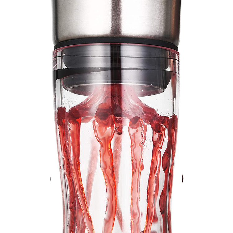 Top Seller Best Seller Hand Blown Lead Free Crystal Glass Red Wine Decanter Aerator and Breather for Gift