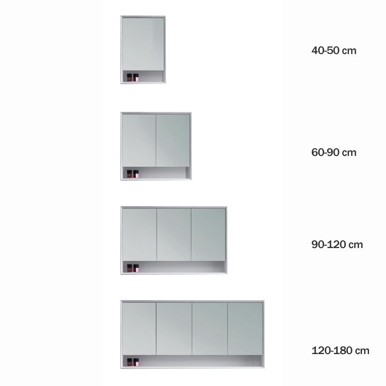 Aluminium Simple Design Hotel Wash Basin Bathroom Sink Cabinet Set with Mirror Basin Cabinet