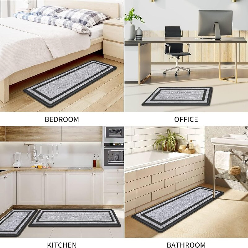 Multi Functional Home Anti Fatigue Rugs Waterproof Kitchen Bath Floor Mat
