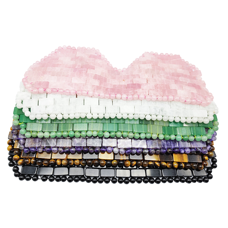 Jade Real Obsidian Skin Care Sleep Mask Cooling Eye Covers for Facials