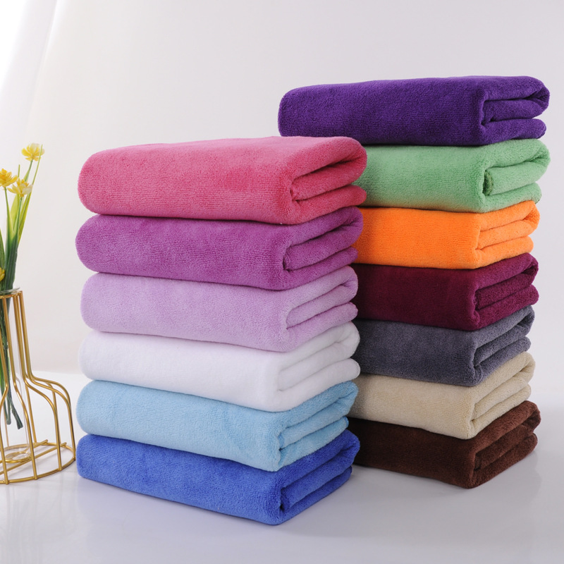 Factory Outlet Microfiber Cheap Weft Knitting Fast Drying Home Towel