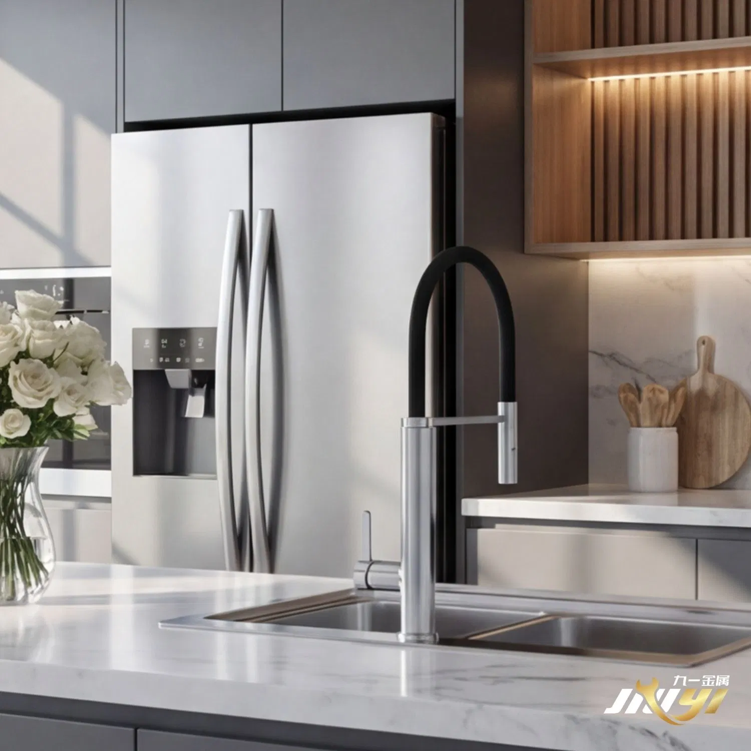 China Best Prices Sanitary Ware Stainless Steel Kitchen Faucet for Cooking Range Stove