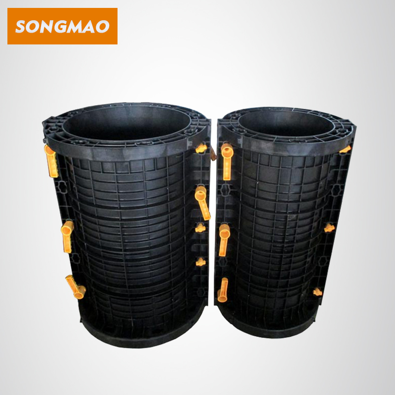 Songmao ABS PP Wall Column Plastic Concrete Formwork for Construction Form Pillar Mould