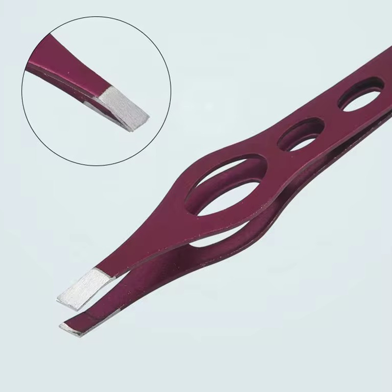 Stainless Steel Eyebrow Facial Hair Salon Splinter Removal Tool Unisex Beauty Tweezer