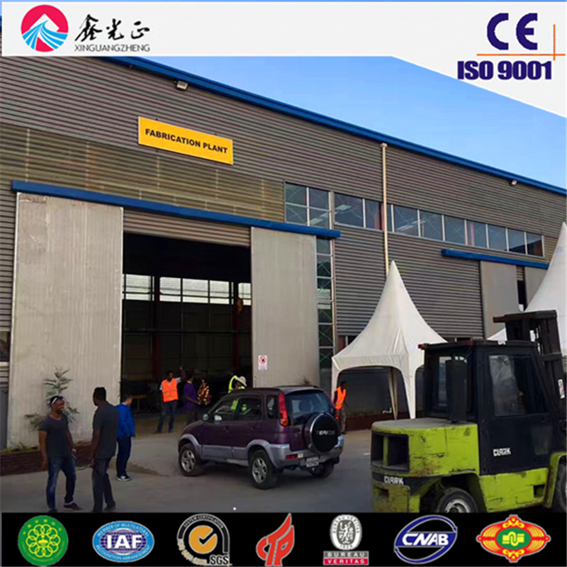 Durable Built-up Steel Frame Workshop for Efficient Operations