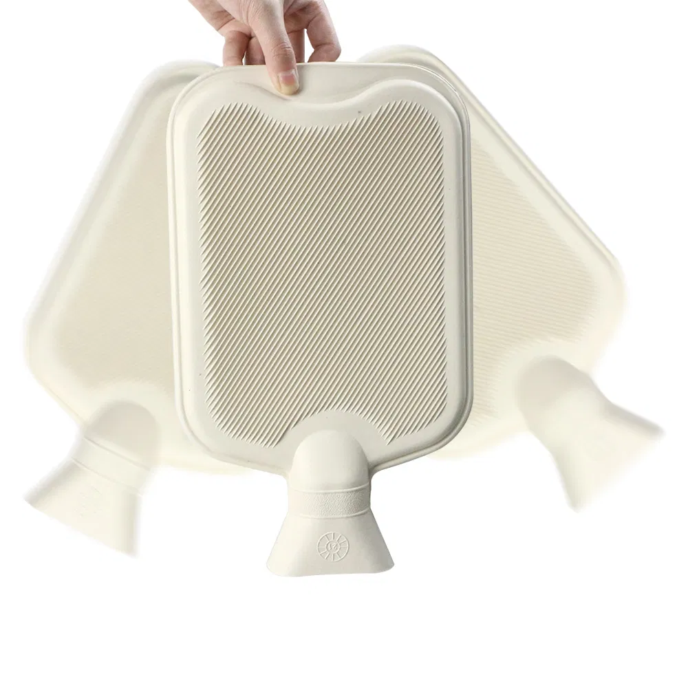 Luxury Faux Fur Rubber 2000ml Hot Water Bottle Bag with Cover