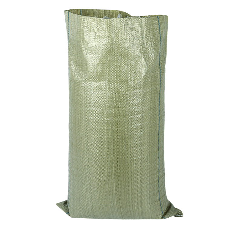 China Hot Sell Green Color Trash Building Garbage PP Woven Bag
