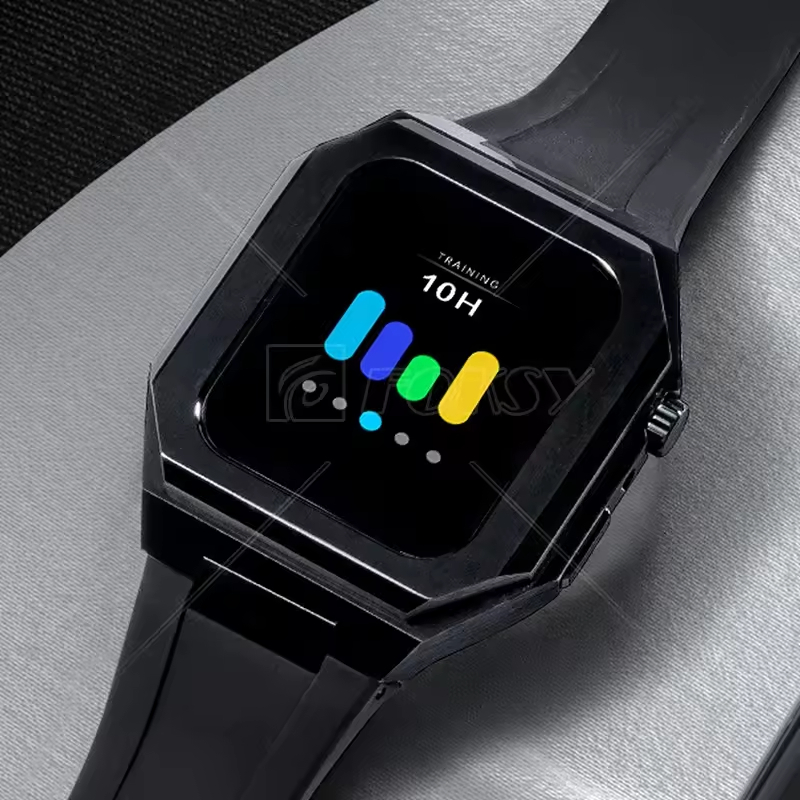 Кожаный ремешок и чехол для Apple Watch