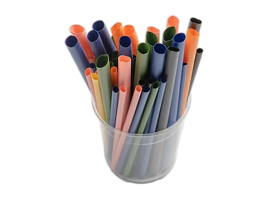 Custom Colorful Wide Individually Wrapped Disposable Boba Drinking Plastic Straws