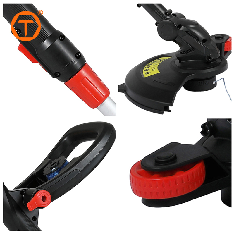 20V Garden Lawn Mower Handheld Rechargeable Grass Cutter Lithium Battery Power String Trimmer for Mower