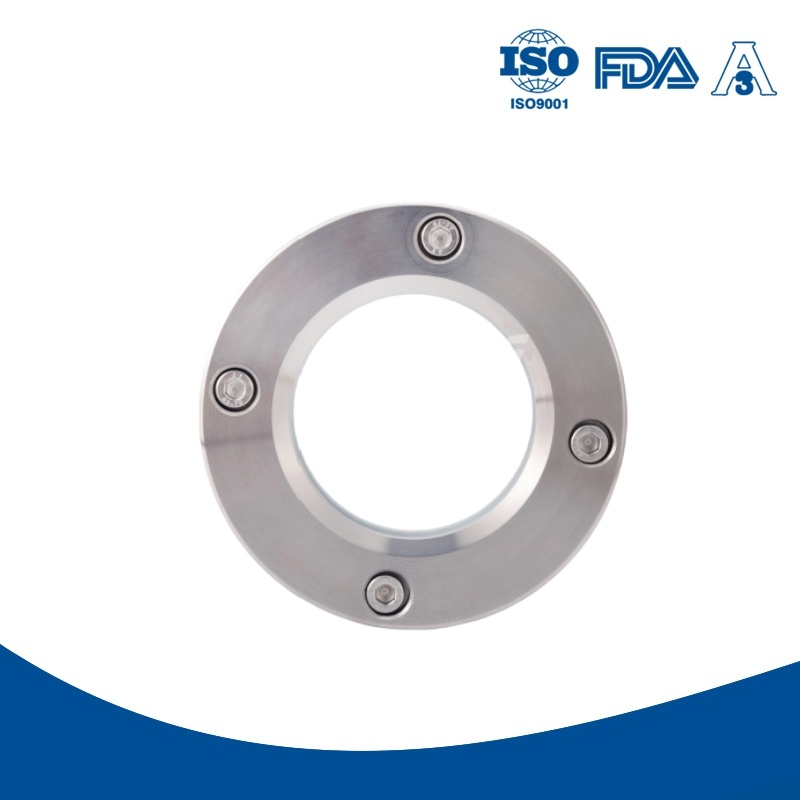 Through Tube Sight Glass 304/316L DN25 Sanitary Mirror for Pipe