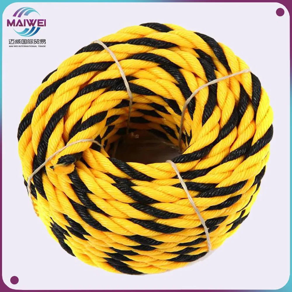 PP/Polypropylene PE/Polyethylene Plastic Mooring Twisted Rope Nylon Twine Polyester Rope Braided Rope PP Tali Manila Rope