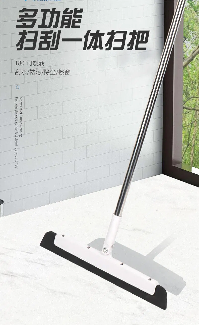 Magic Hair Scraper Hair Cleaner Bathroom Glass Floor Water Brush and Wiper