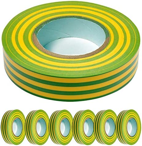 Yourijiu OEM Branded Silver Black Stripe Flame Resistance Wrapping Electrical Insulation PVC Tape