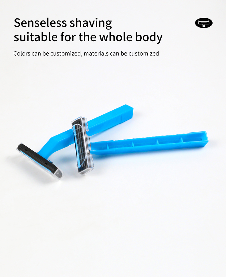 Premium Twin Blade Disposable Razors for Effortless Shaving