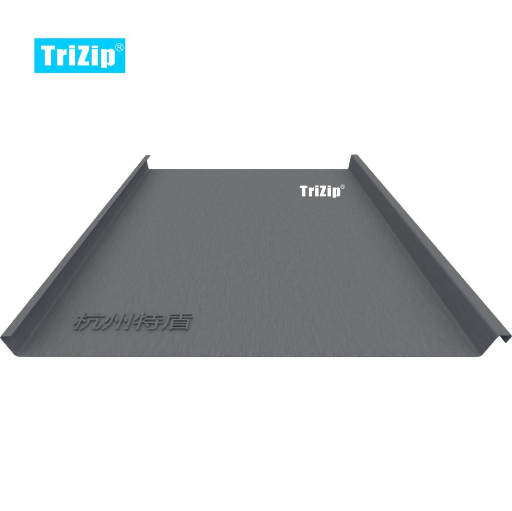 Triseam Rheinzink Titanium Zinc Double Lock Standing Seam Roofing Sheet, Wall Panel Triseam25-430