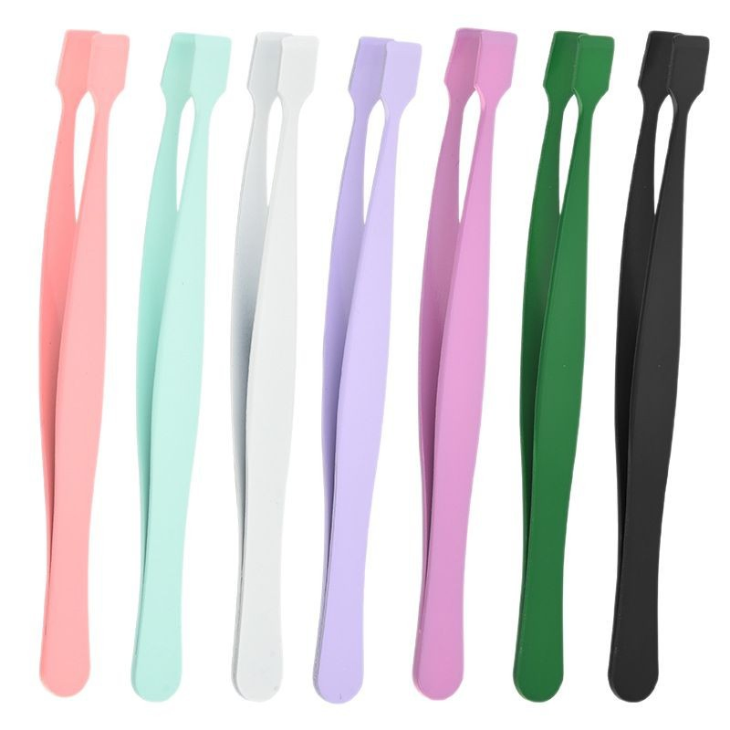 Salon Quality Stainless Steel Craft Jewelry Volume Lash Lifting False Eyelash Tweezers