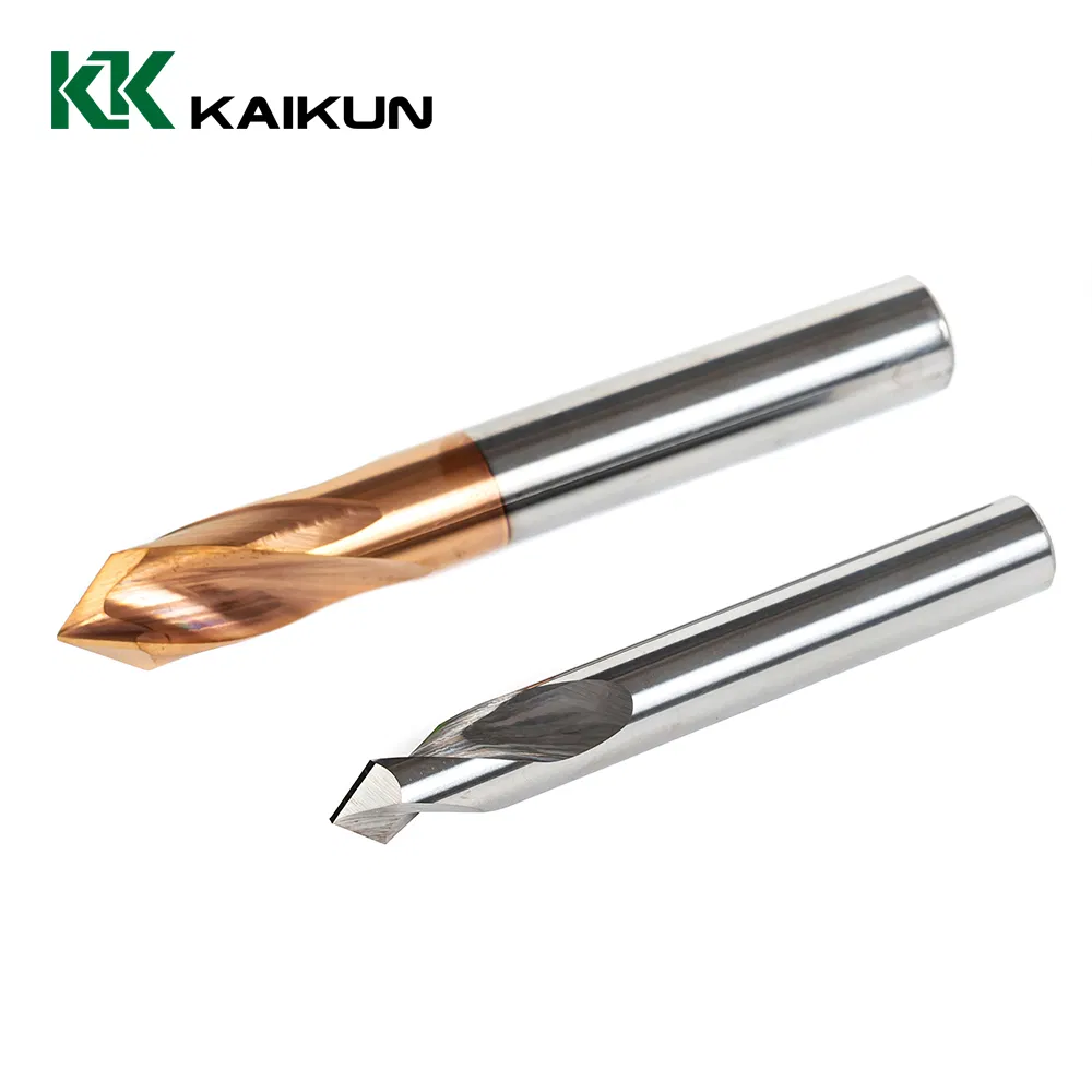 Carbide Centering Drill Spot 60/ 90 Degree Solid Tungsten Chamfering End Mill