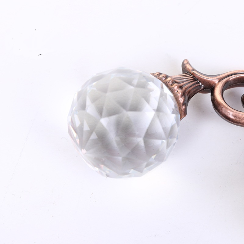 Best Quality Diamond Curtain Hook Crystal Hook with Zinc Alloy Round Head Metal Tieback