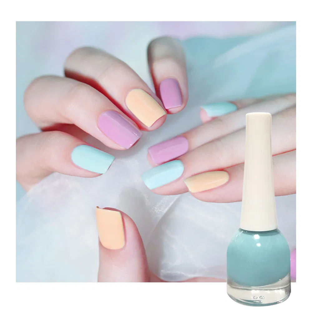 OEM Custom Private Label Gel Couture Water Based Air Dry Nail Polish Clear Peel off Nail Polish for Nail Manicure