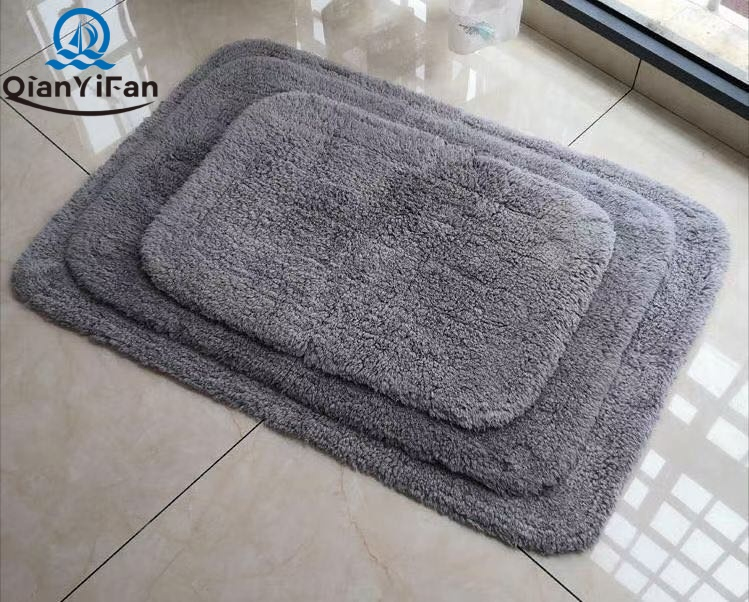 Premium White Non-Slip Bath Mat for Hotels - Extra Thick & Absorbent (Bulk/OEM)