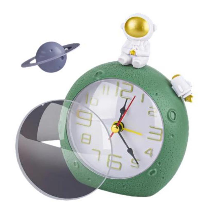 Wholesale 1PC Cartoon Astronaut Alarm Silent Desk Table Clocks Home Decor