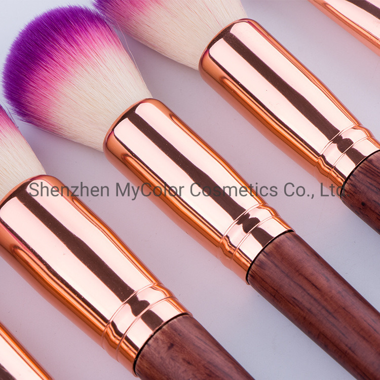 High Quality 17PCS Rosewood Makeup Brushes Vegan Make up Brush Set