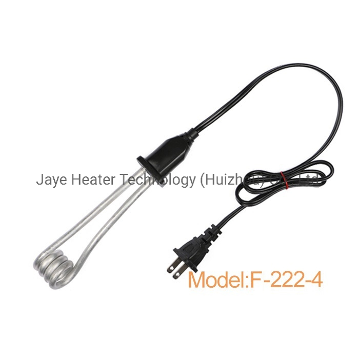 220V Electric Instant Iron Classical Portable Immersion Water Heater Boilers for Kitchen and Bucket