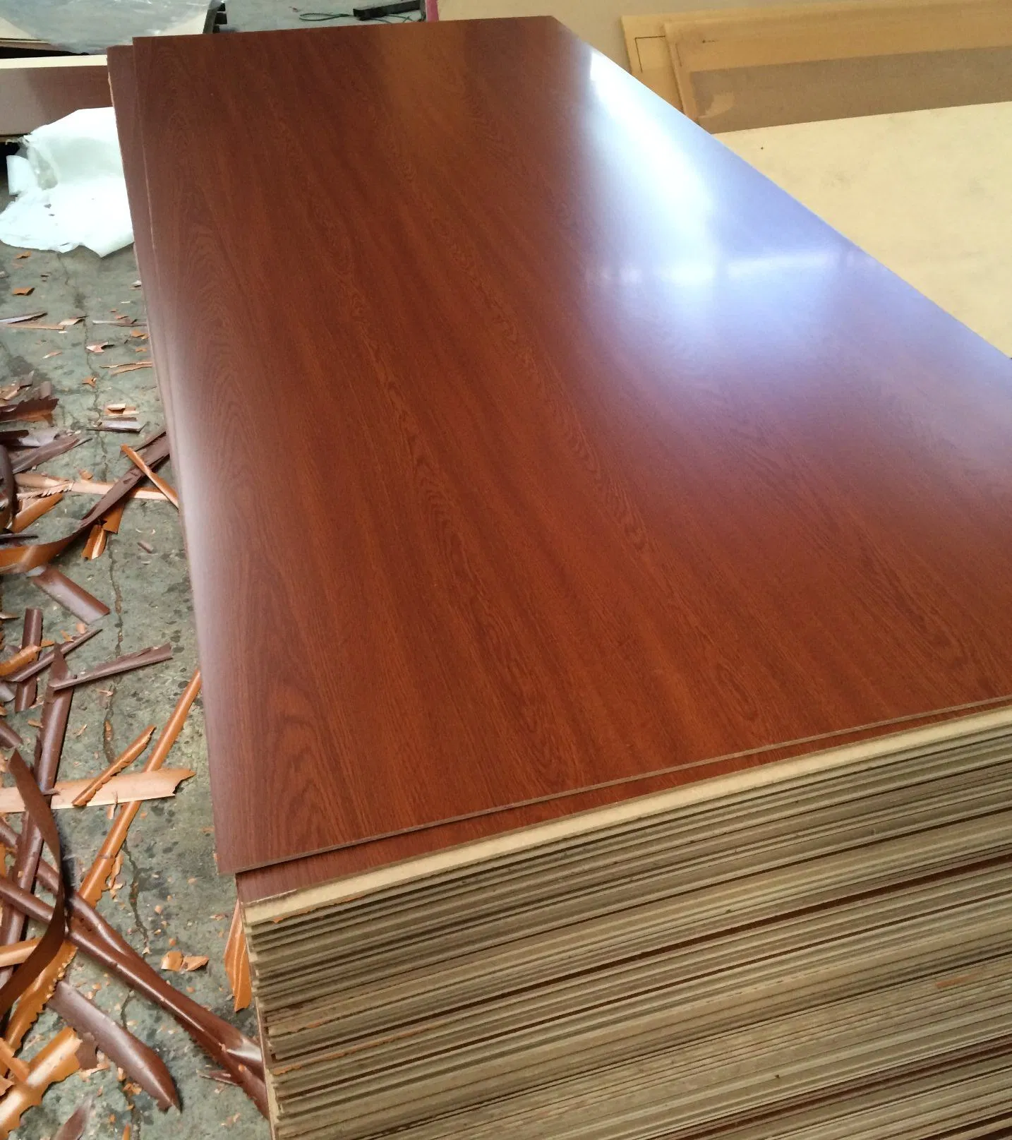Wood Veneer White Primer Melamine Door Skin