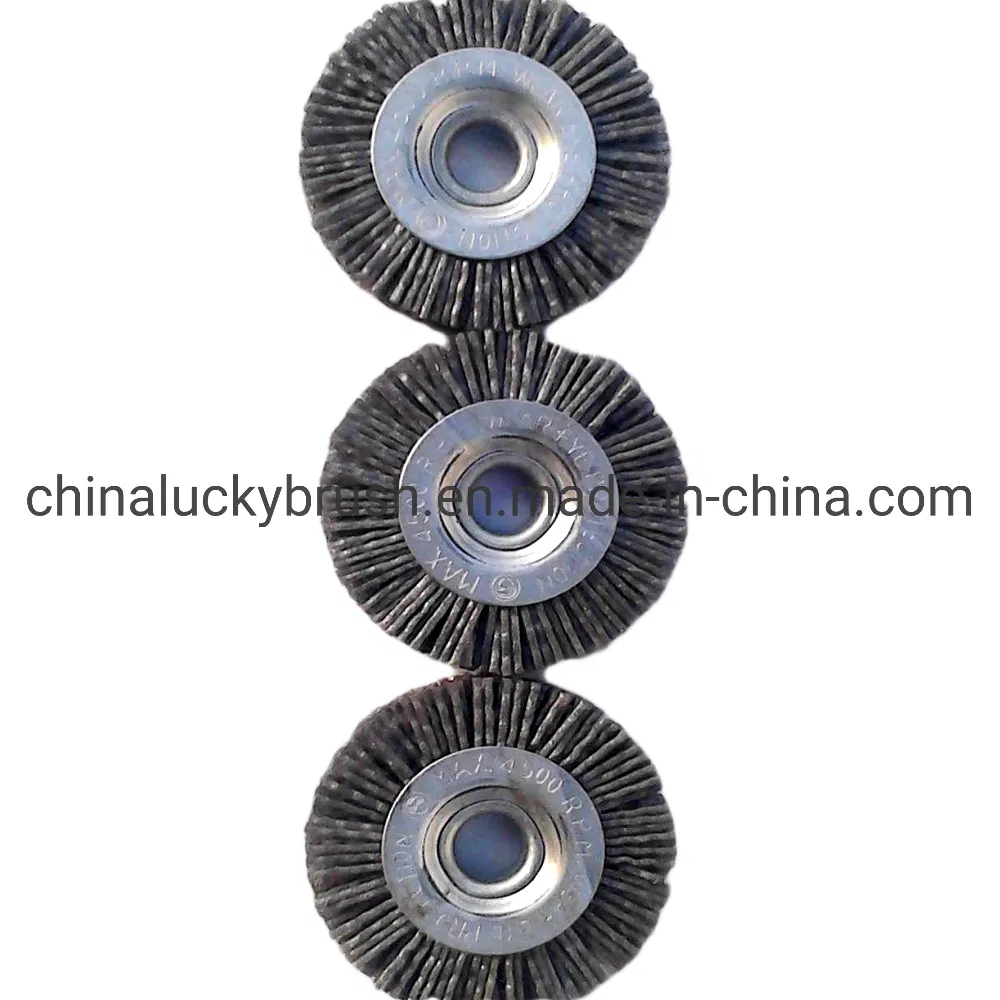 150mm Nylon Abrasive Round Wheel Brush (YY-268)