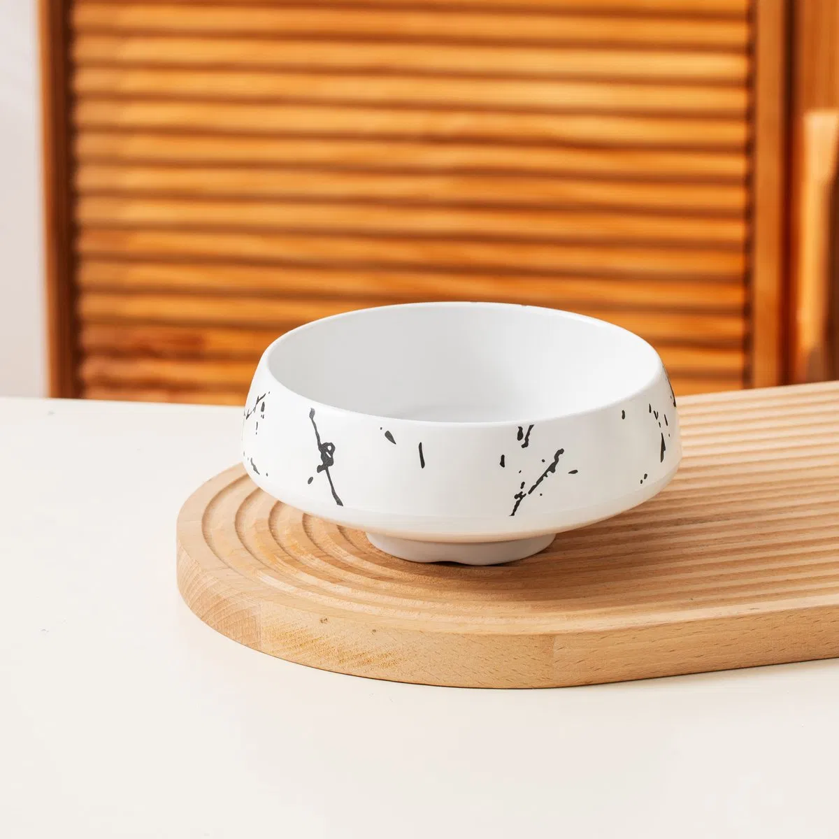 Snacks Melamine Chip and DIP Serving Platter Set Melamine Soup Bowl Round Large Chips Bowl Appetizer Serving Bowl