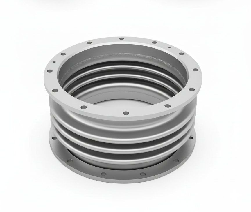 SS304 SS316 Ss321 Multi-Ply Metal Corrugated Expansion Joint Compensator