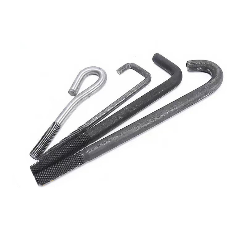 OEM ODM L Type Bolt Plain Holding Down Right-Angle DIN 529 L-Bend Anchor Bolt Foundation Bolts