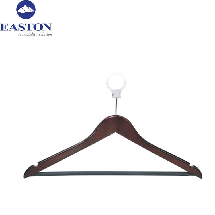 Hot Sale Hotel Male Trousers Hanger with Security Ring