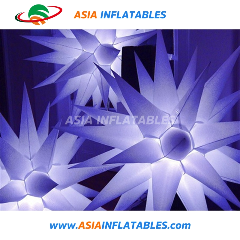 Party Decoration LED Star Light Inflatable Hanging Lighting Inflatable Star for Activity