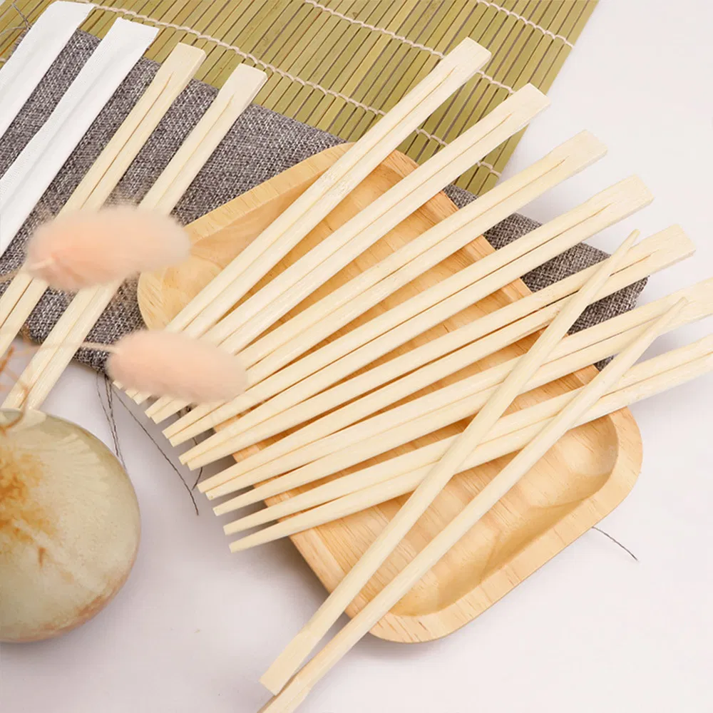 Biodegradable Natural 210mm Bamboo Chopsticks Utensils Premium