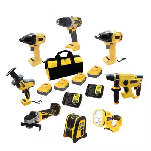 Professional Cordless Tools Wrench Combo Set with Hard Case