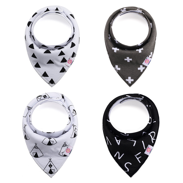 Reusable Washable Baby Bandana Cotton Teething Drool Bibs