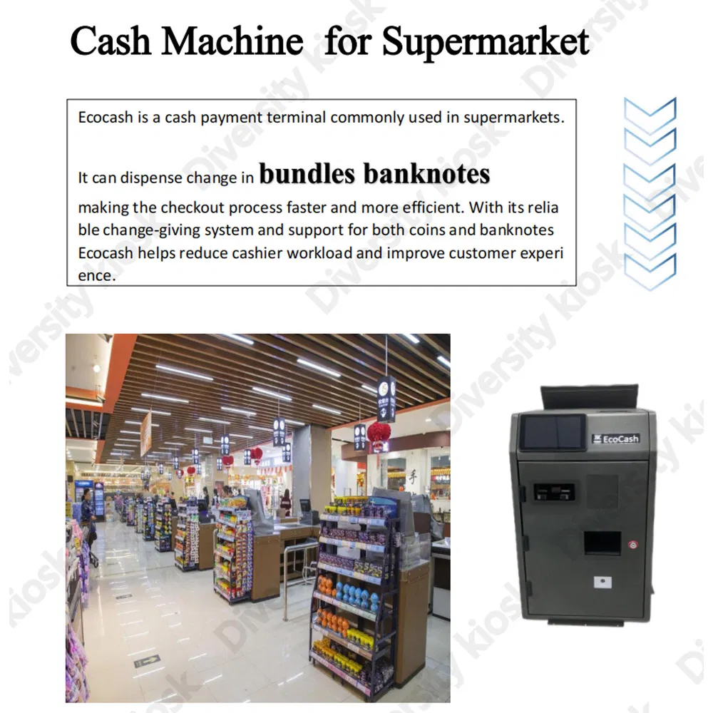Cash Machine Self-Service Cash Register for Retail Shop Payment Kiosk