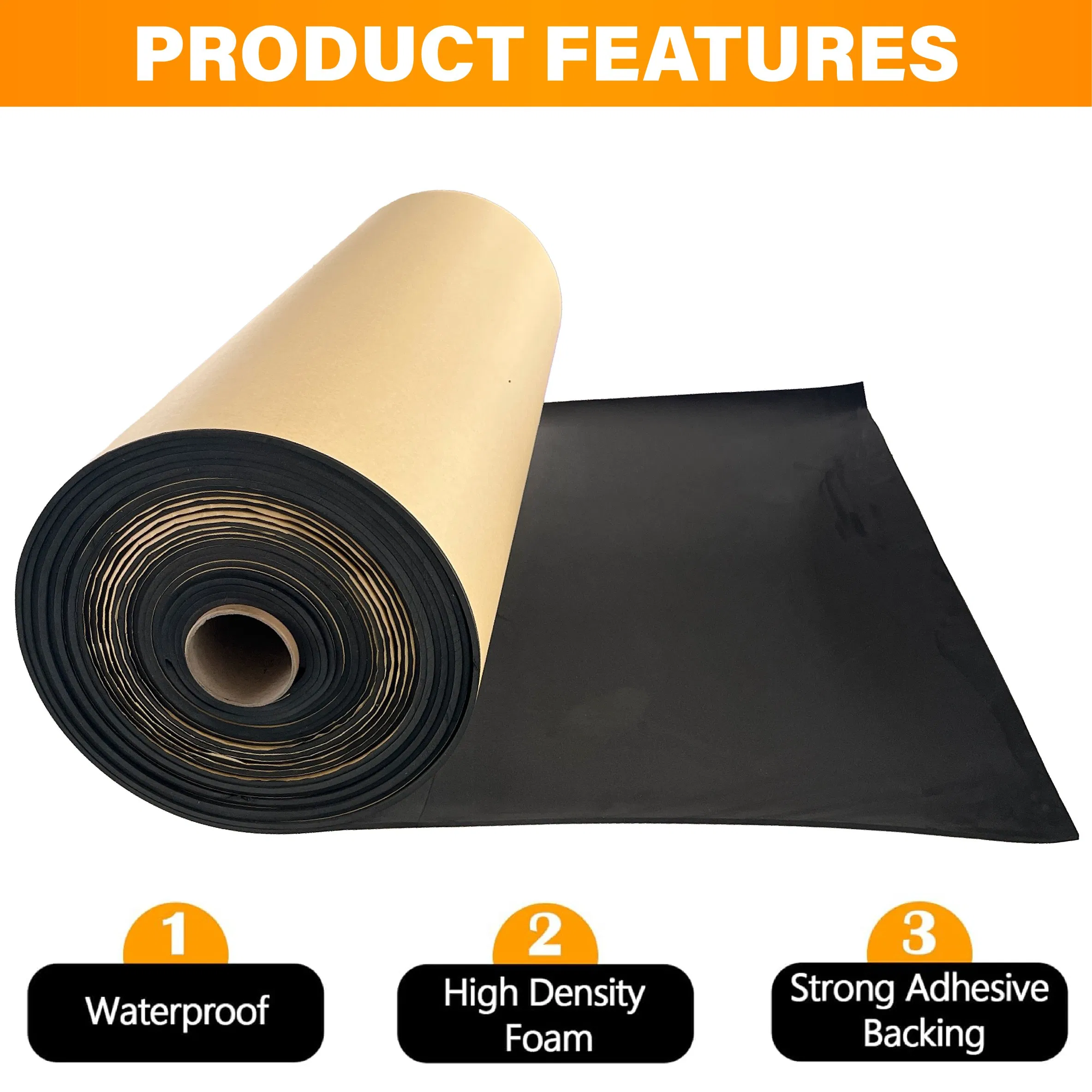 Closed Cell High Elasticity with Rubber Foam Sheet