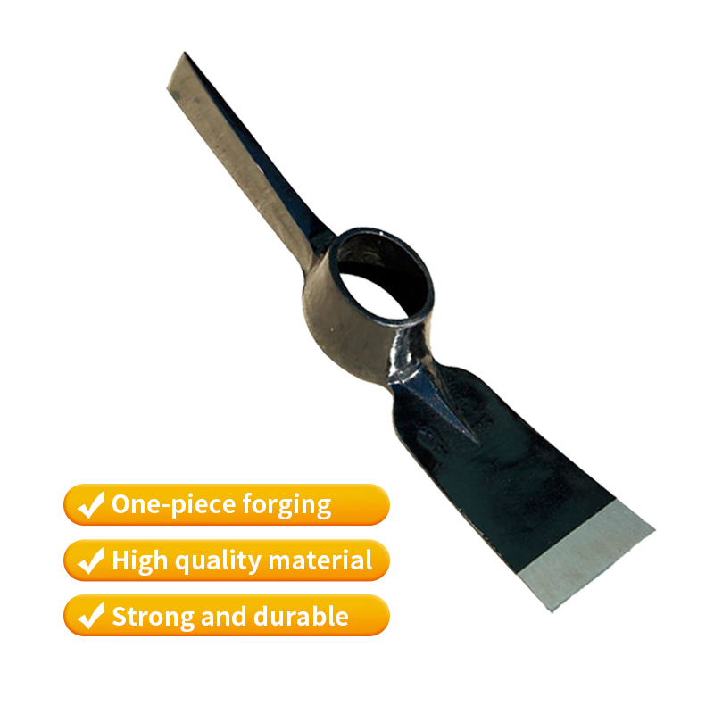 Black Steel Pickaxe with Painted Garden Farm Tools for Agriculture